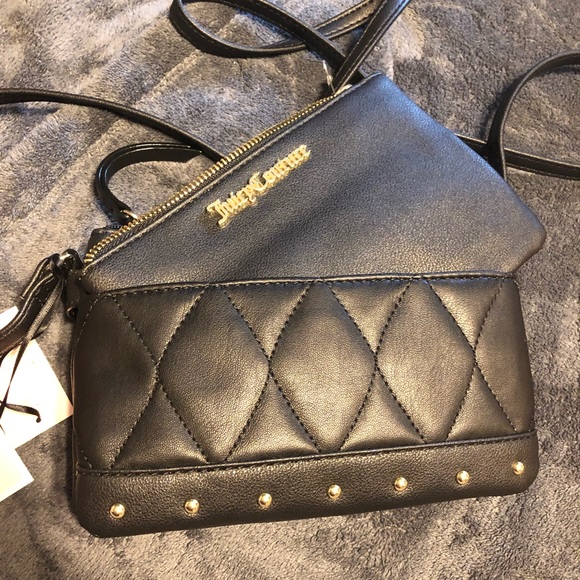 Juicy Couture Black Quilted Crossbody Bag - Picture 7 of 8